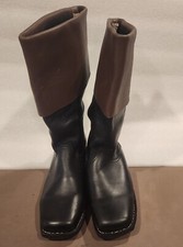 18th 19th century fold down riding boots. Colonial re-enactment rev-war