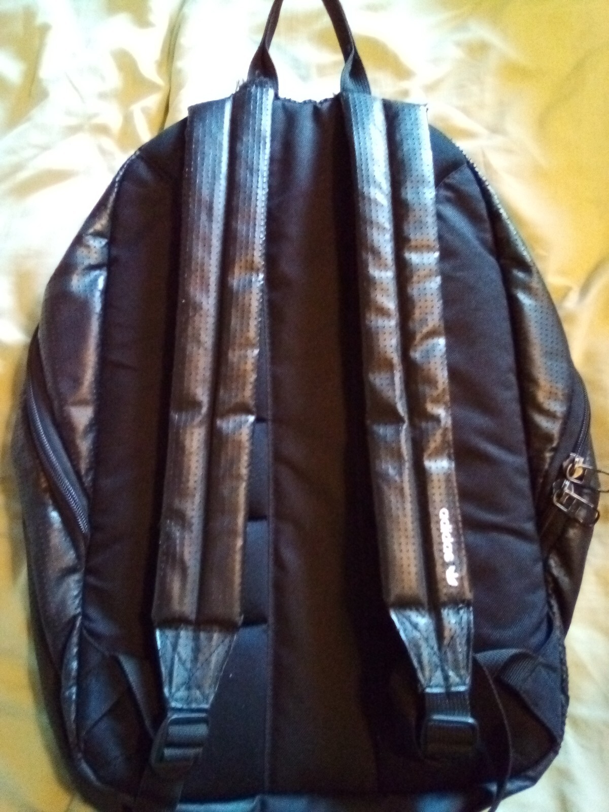 Adidas Black Polyester regular size Backpack used… - image 1