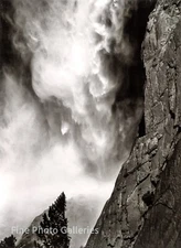 1950/80 Vintage ANSEL ADAMS Landscape Yosemite Valley Upper Fall Tritone Photo