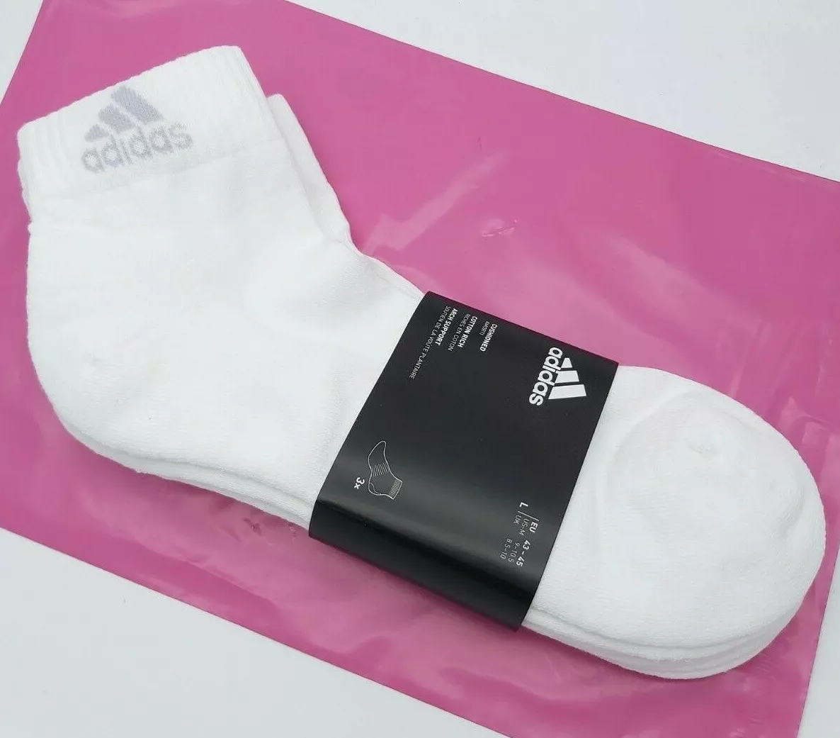 White adidas ankle socks cheap