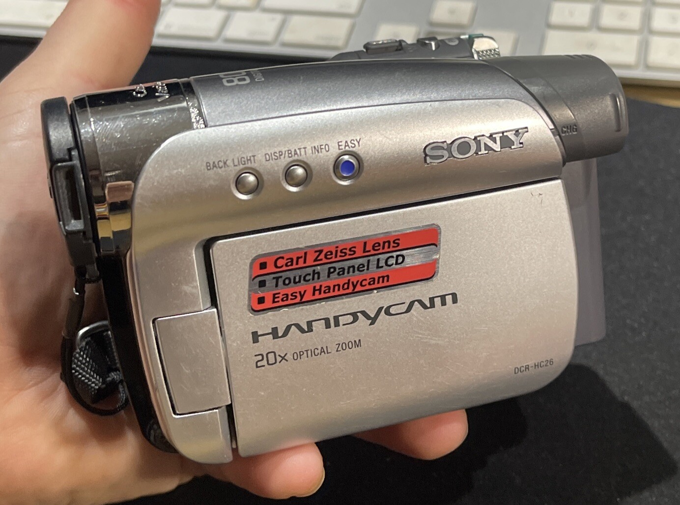 Sony Handycam DCRHC26 MiniDV Digital Video Camera Recorder Play Tape