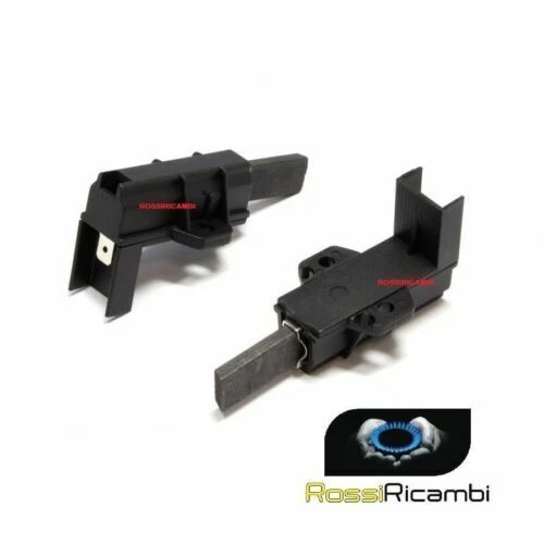 2 Pezzi Spazzole Carbone Per Motore Elettrico Lavatrice 5 X 13,5 X 30 Mm 49018683 92126721 Per Candy Garanzia Di 10 Anni - MONTERAL - Foto 4