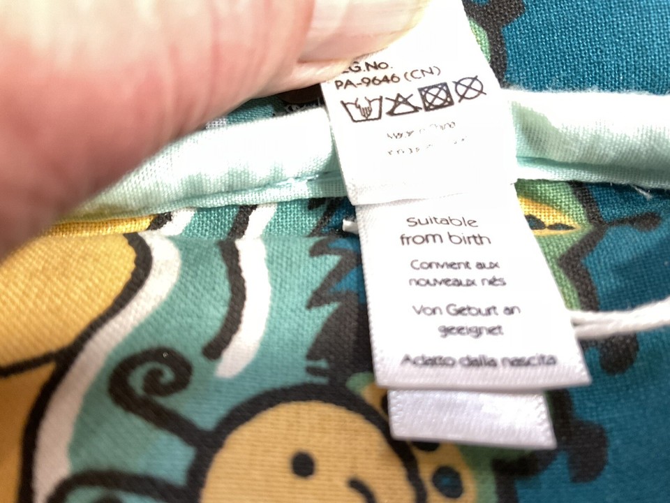 JELLYCAT GARDEN TAILS INFANT TODDLERS CLOTH TACTILE SOFT BOOK, HAND