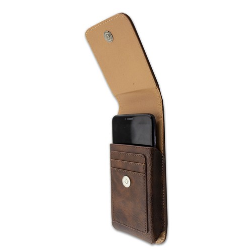 caseroxx Outdoor Case for Oukitel K6000 Plus in brown made of genuine leather - Picture 3 of 4