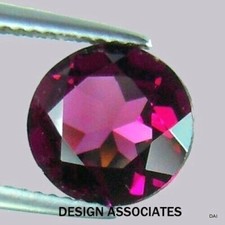 RHODOLITE GARNET 5 MM ROUND CUT BEAUTIFUL COLOR F-4566
