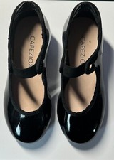 Capezio Tele Tone Tap Shoes Toddlers Girls Size 8M Elastic Snap Top Strap