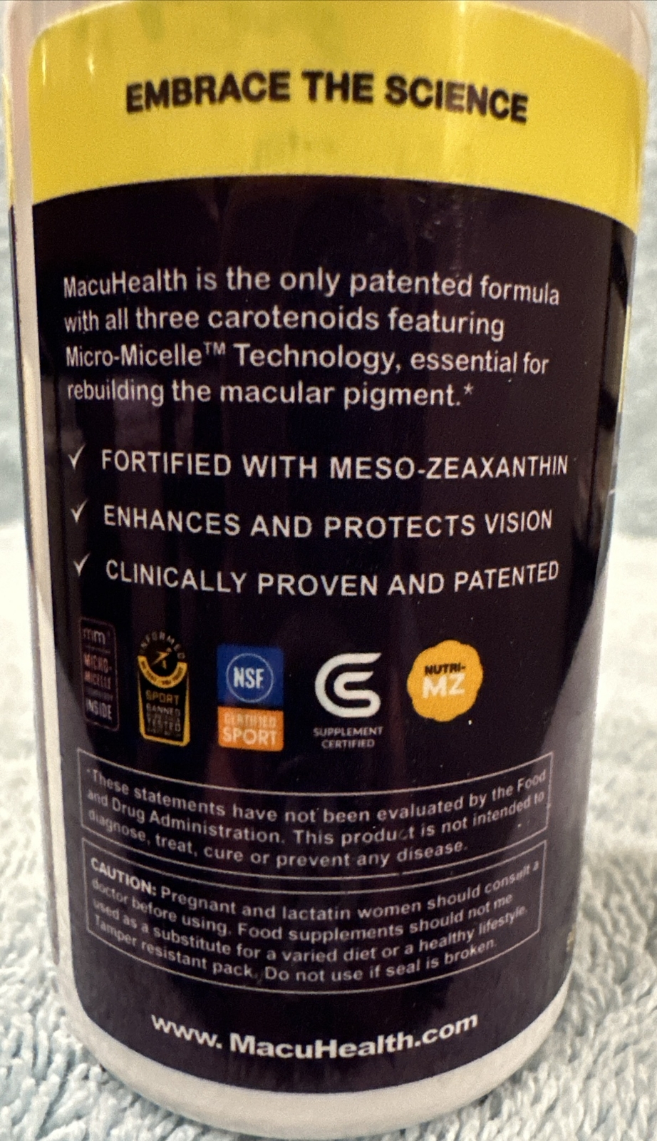 Macuhealth triple carotenoid formula eye vitamins for adults 90