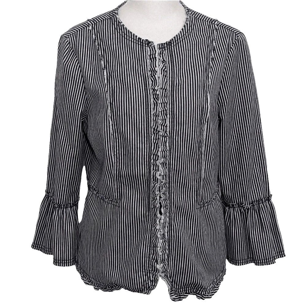Live a Little Striped Coats, Jackets & Vests for Women