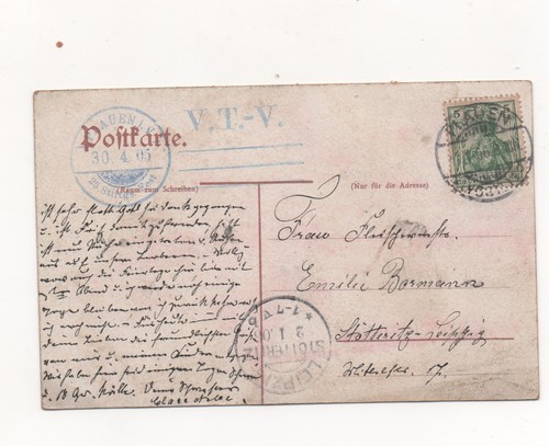 Plauen Vogtland Festpostkarte Stempel 25 Jahre - Bild 2 von 2
