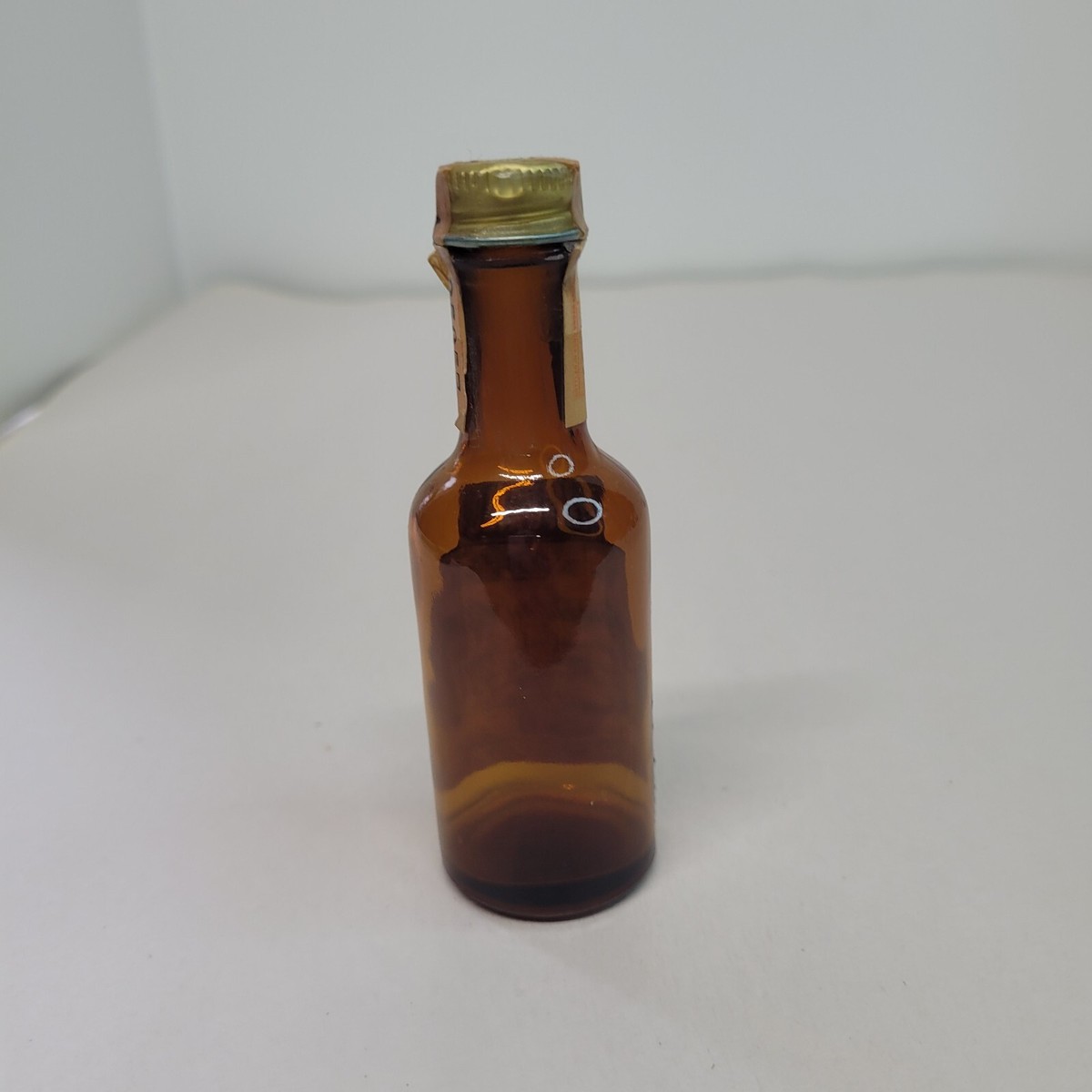 Vintage Canadian Club Miniature Glass Whiskey Bottle 1/10 Vintage Canadian Club Miniature Glass Whiskey Bottle 1/10