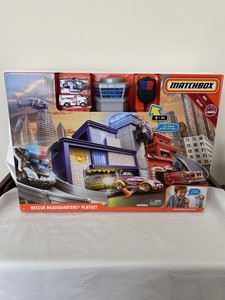 matchbox rescue headquarters playset