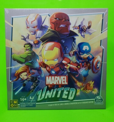 Marvel United Card Game Cmon Cool Mini Or Not Spin Master Games New Sealed 14+