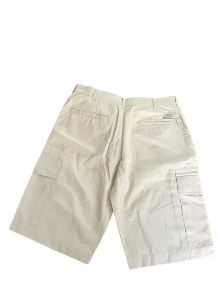 AVIREX Pantaloncino da uomo Shorts Bermuda Cargo Cotone Trousers Beige Size 32 - Imagen 4 de 4