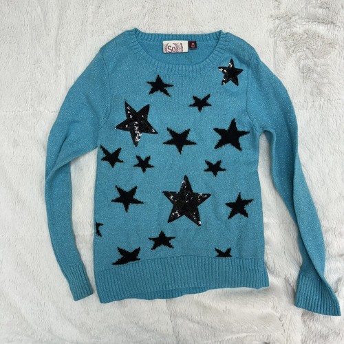 Girls Adorable Bundle with dress, boho sweater & sequin star long sleeve, size M - Picture 5 of 14