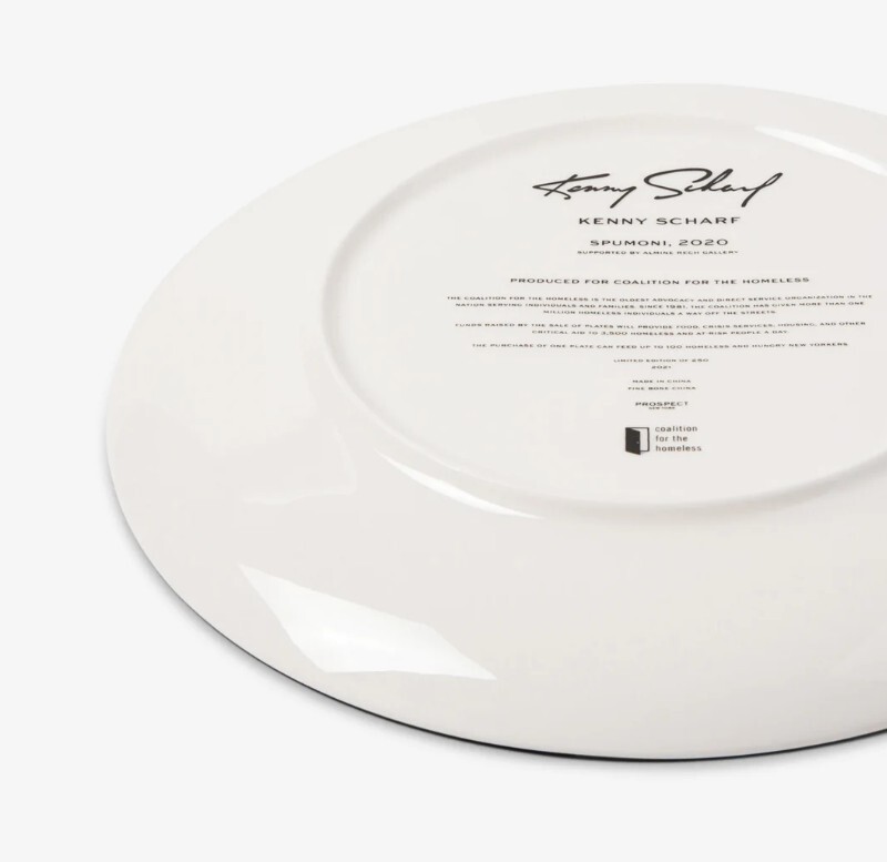 絵画 Kenny Scharf Plate SPUMONI Art Limited Kenny Scharf Artist Plate (SPUMONI, 2020) Limited Edition of