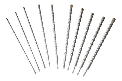 10x SDS Plus Quadro X Betonbohrer/Steinbohrer/Hammerbohrerset 4-Schneiden 460mm