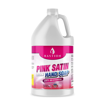 Pink Satin Antibac Lotion Hand Soap - Cherry Almond - 1 Gallon Refill by Bastion