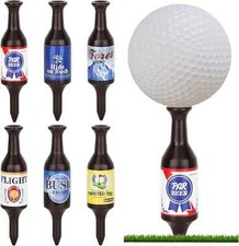 MGVK 6 Pack of Golf Tees Beer Bottle Handmade, Durable and New-6 pack