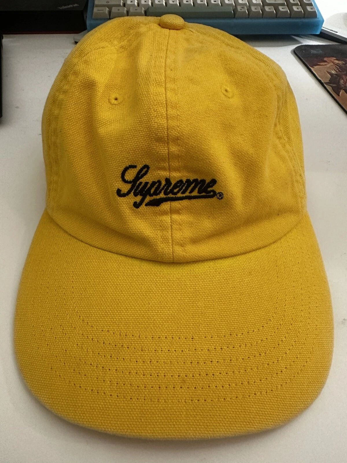 Casquette chapeau 6 panneaux logo Supreme Script FW19 