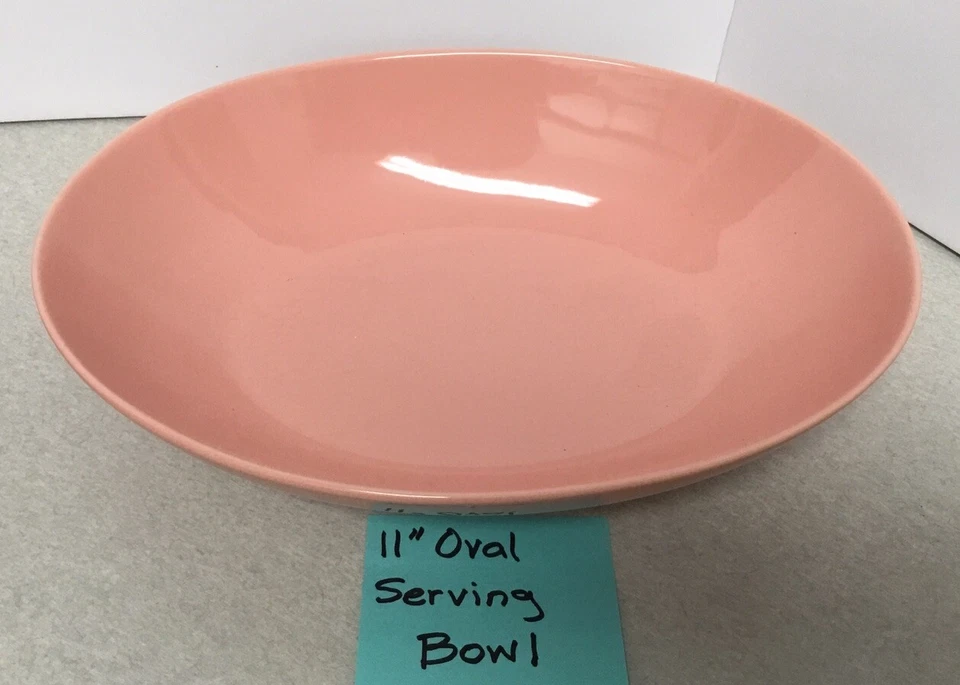 Fitz & Floyd винтажный коралловый персиковый набор из 4 предметов сервировки из 2 тарелок, 2 чаши - Изображение 4 из 4