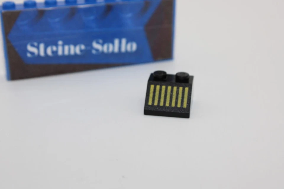 Lego (c) 1x Space Stein - Classic - schwarz gelbe Streifen - 3039p10 - Weltraum - Bild 1 von 1