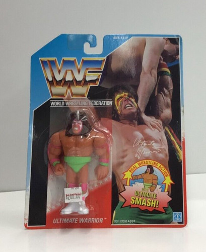 1990 Hasbro WWF Ultimate Warrior Figure Ultimate S...
