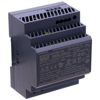 Mean Well HDR-100-24 LED Hutschienen Netzteil 92W 24V 3.83A DIN Rail CV