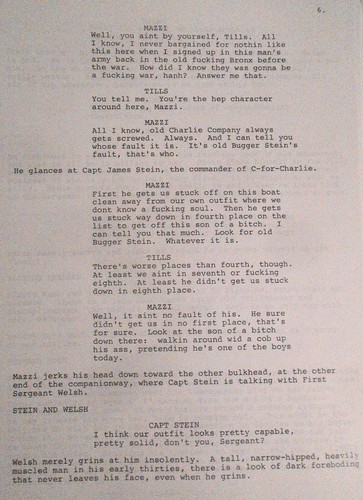 Terrence Malick - Scénario de la ligne rouge mince - Première draft 1989. Très rare - Photo 8 sur 18