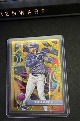 25 Topps Chrome Baseball Cosmic Gold /50 refactor Ketel Marte