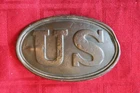 Authentic Civil War US Belt Buckle With Hooks