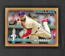 2024 Topps Series 2 #356 Jose Alvarado Gold #0851/2024 Philadelphia Phillies