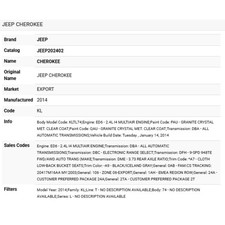 Jeep Cherokee Bremsleitung 68200196AB Bj 2014