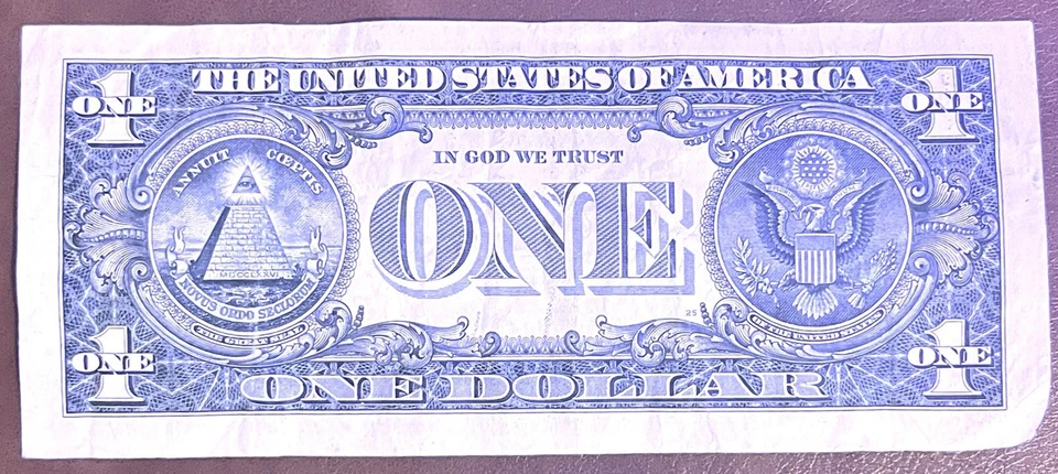 9/19/1971 Birthday Anniversary Date Note September 19th 1971 $1 One Dollar Bill - Image 3 of 4