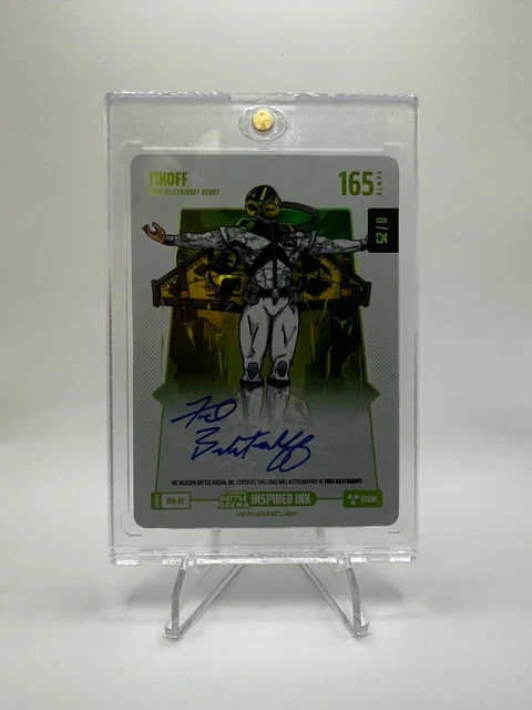 Bo Jackson Battle Arena Fred Biletnikoff "Tikoff" Glow Inspired Ink Auto /25