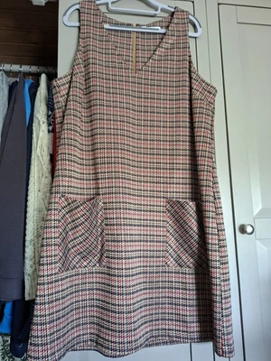 Nutmeg Ladies Pinafoe Dress Size 18 - Image 1 of 3