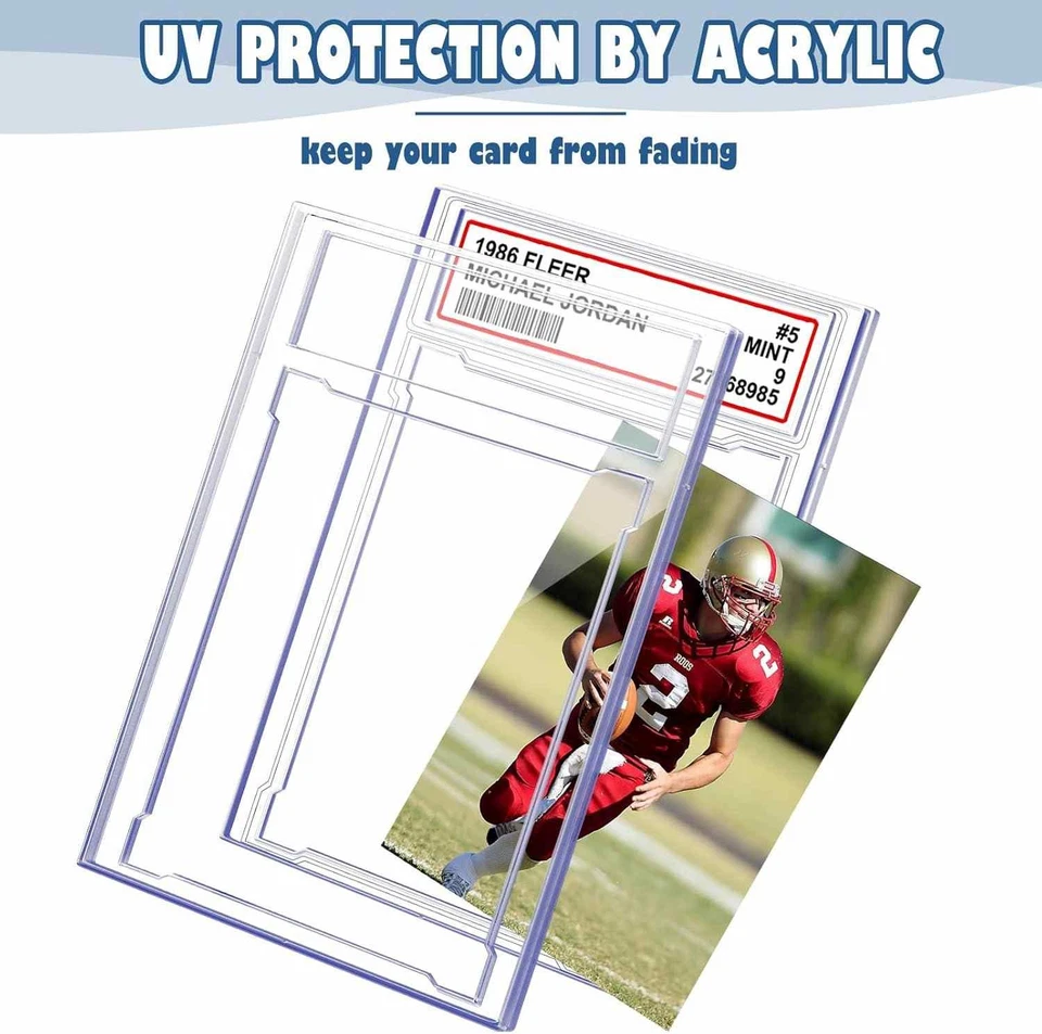 25/50/75/100X Empty Graded Card Holder PSA Style Slab For Pokemon 35PT Cards - Image 3 of 4