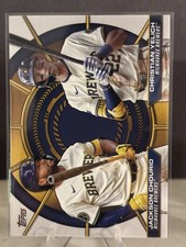 2025 Topps Series 2 - Dynamic Duos Christian Yelich, Jackson Chourio #DD-18