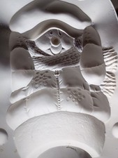 Creative Paradise Inc. Hear No Snowman Ceramic Mold # 3462 Hobby Casting Mold