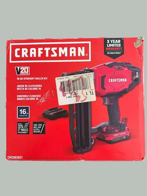 CRAFTSMAN V20 2-1/2-in-in 16 -Gauge Cordless Straight Finish Nailer CMCN616C1