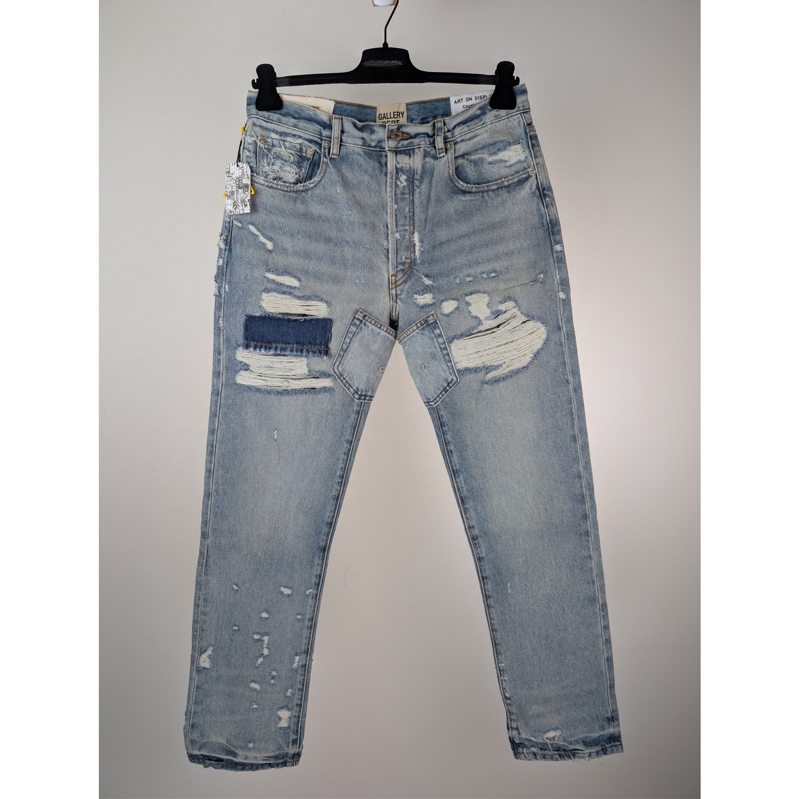 Gallery Dept. Bowery 5001 Straight-Leg Denim Jeans in Wash Indigo BNWT 32 x 32 image 2
