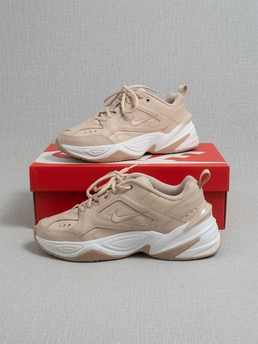 Nike M2K Tekno Beige/Cream Women's Sneakers - Size 7