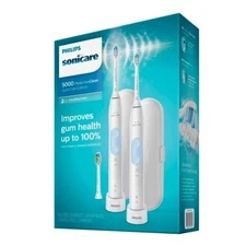 Philips Sonicare Optimal Clean Rechargeable Electric Toothbrush 2PK OB HX6829/77