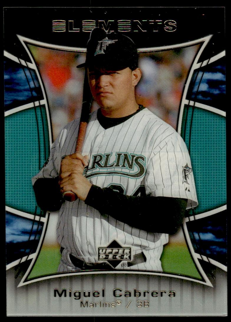 Miguel Cabrera 2007 Upper Deck Elements #101 Florida Marlins Baseball Card