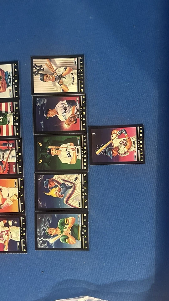 Juego completo de 12 cartas Fleer Baseball Pro Visions 1991 - Bo Jackson McGwire Gooden Foto 2 de 4