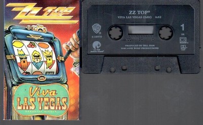 ZZ Top Viva Las Vegas Cassette Tape Single Tested L@@K Scans Best Deal L@@K !!