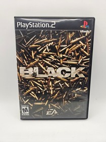 Black (PS2) Playstation 2 Complete CIB - Tested & Works Refurbished