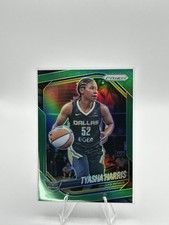 2025 Panini Prizm WNBA - Tyasha Harris #130 Green Prizm Dallas Wings