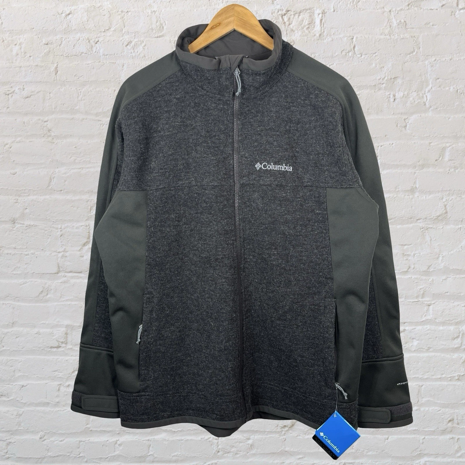 Columbia Jacket Grade Max Wool Omni-Heat Softshell Full Zip Gray Mens Large
Opens in a new window or