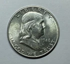 1948-D FRANKLIN SILVER HALF DOLLAR FULL BELL LINES - UNC FREE SHIPPING!!!!