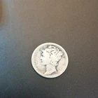 1918 Mercury Dime 10C Silver 0.9 Fine Philadelphia Mint Business Strike